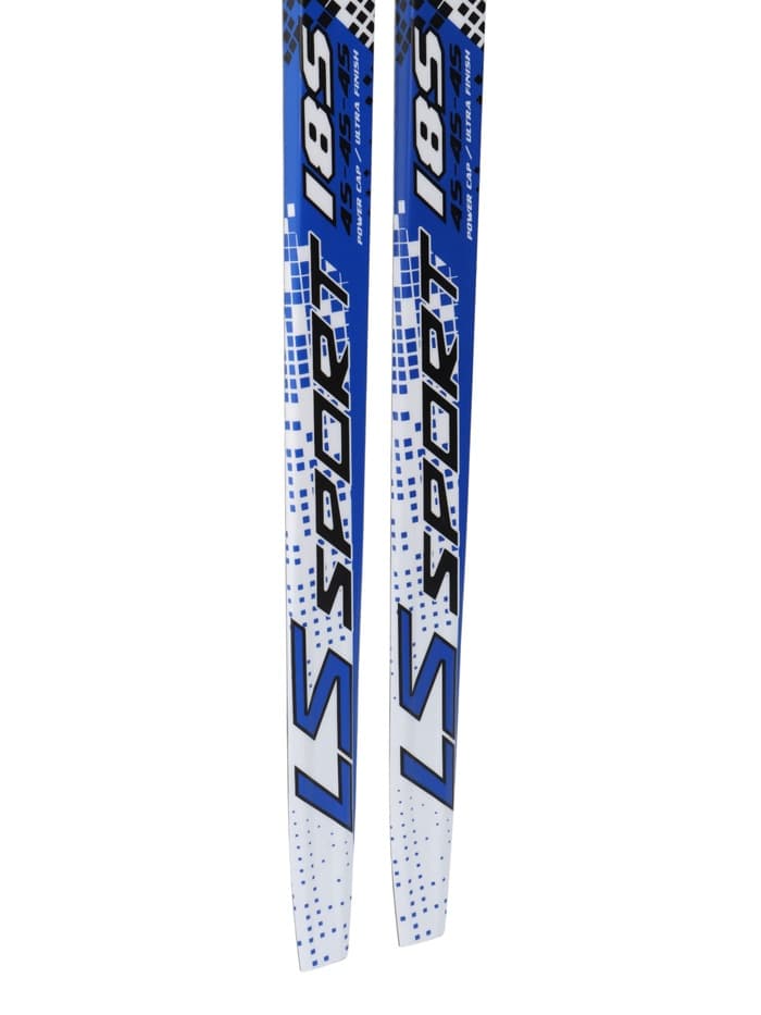 Лыжи пластиковые, 185 см, цвет МИКС