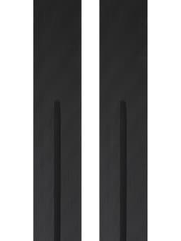 Лыжи пластиковые, 185 см, цвет МИКС