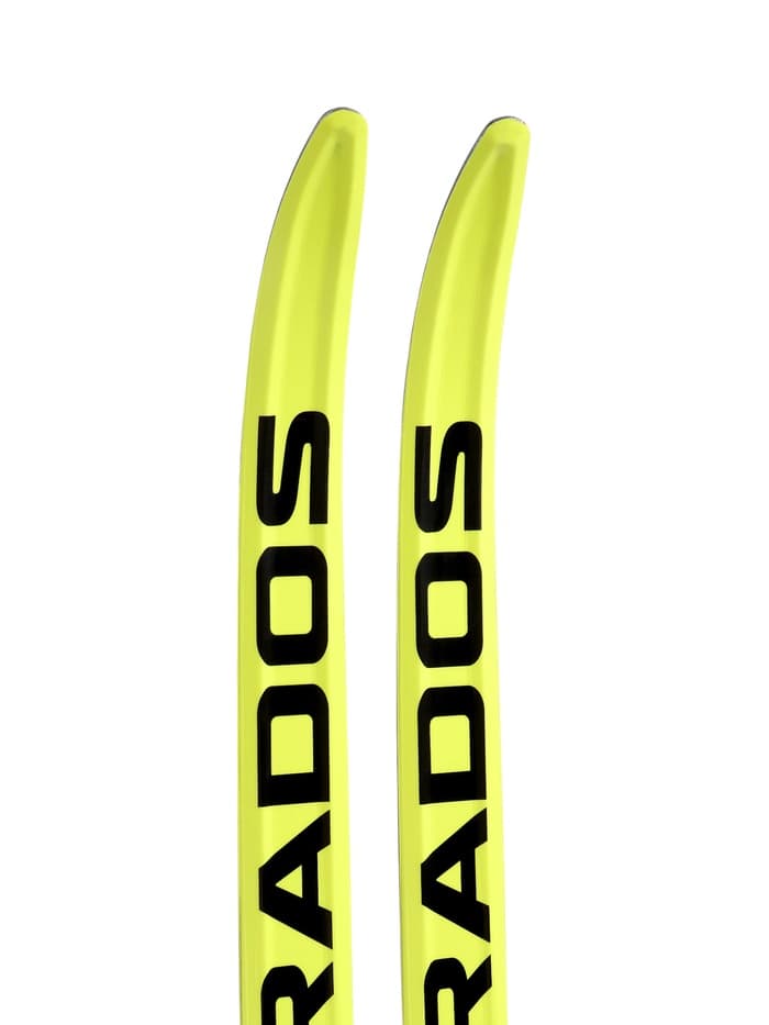 Лыжи пластиковые, 180 см, с насечкой, цвета МИКС