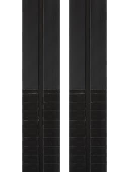 Лыжи пластиковые, 185 см, с насечкой, цвета МИКС