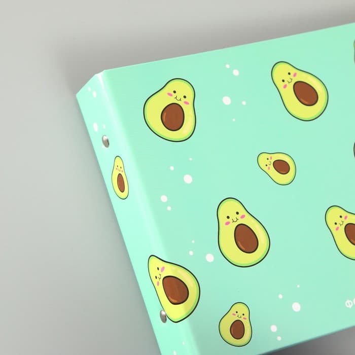 Фотоальбом на кольцах 25 листов Keep memories «Авокадо», с уголками, 27×19 см
