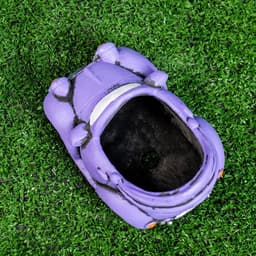 Горшок для цветов «Машинка» керамический, 200 мл, 14×8×7 см, сиреневый