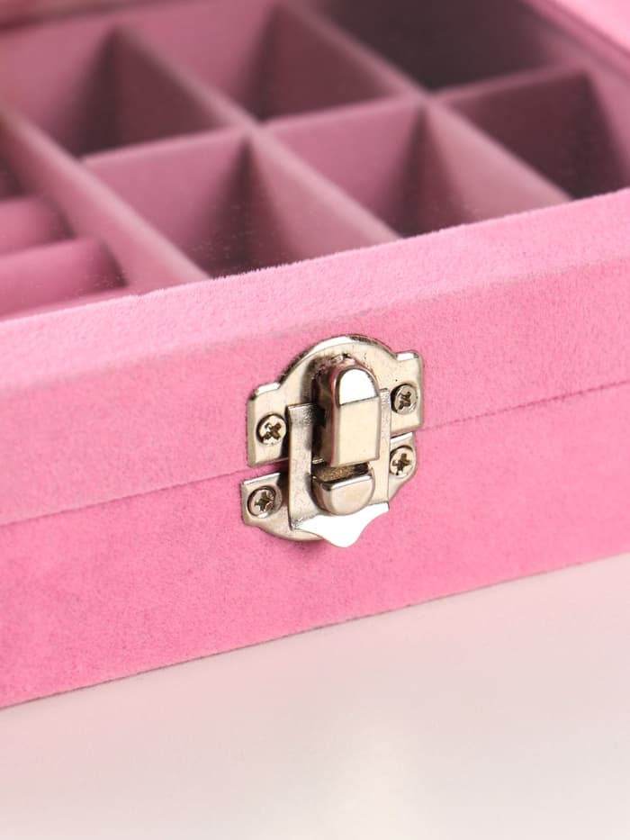 Шкатулка для украшений «Розовая пастила», бархат, 4.5×20×15 см