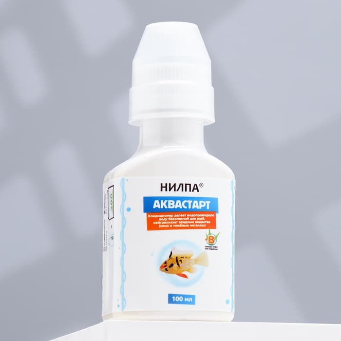 Кондиционер для аквариумной воды «Аквастарт», 100 мл, делает водопроводную воду безопасной для рыб