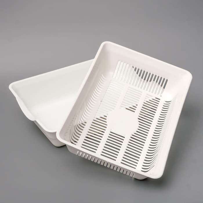 Туалет глубокий с сеткой 36×25×9 см, белый