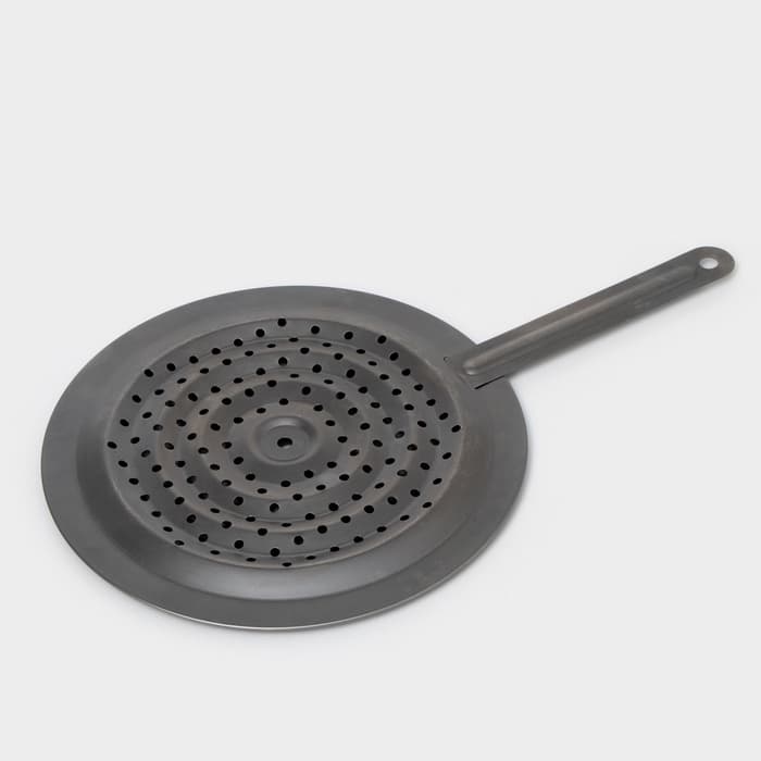 Рассекатель огня со съёмной ручкой, d=19 см