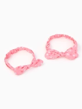 Повязки на голову для мамы и дочки «Крошка Я» Only for girls, 2 шт.