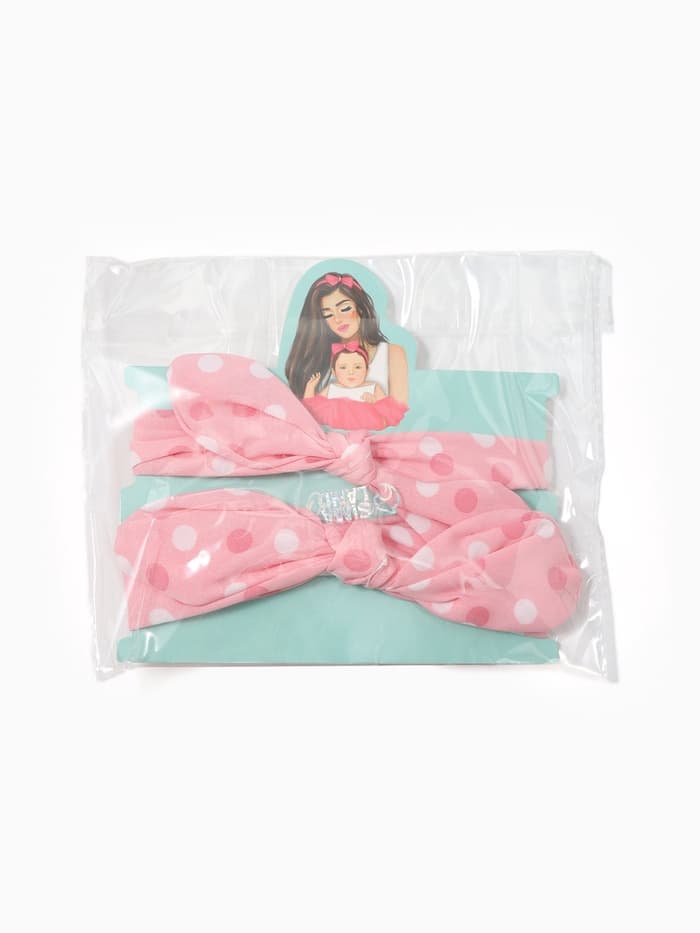 Повязки на голову для мамы и дочки «Крошка Я» Only for girls, 2 шт.