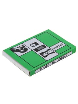 Точилка металлическая Calligrata, прямоугольная, серебристая