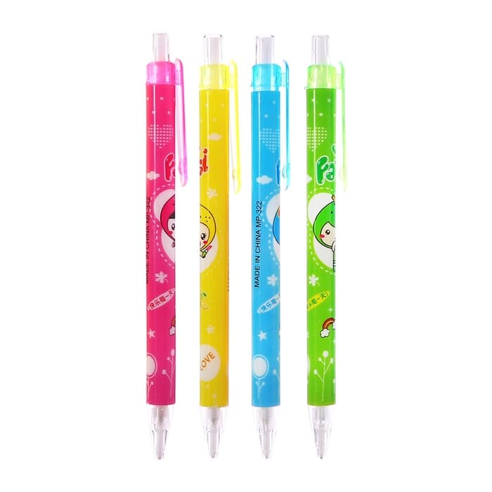 Карандаш автоматический, толщина грифеля 0.5 мм, НВ, корпус с рисунком, МИКС