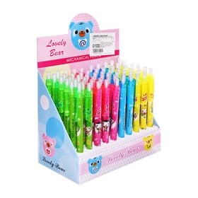 Карандаш автоматический, толщина грифеля 0.5 мм, НВ, корпус с рисунком, МИКС