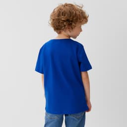 Футболка для мальчика KAFTAN «Супергерой», тёмно-синяя, рост 122-128 см