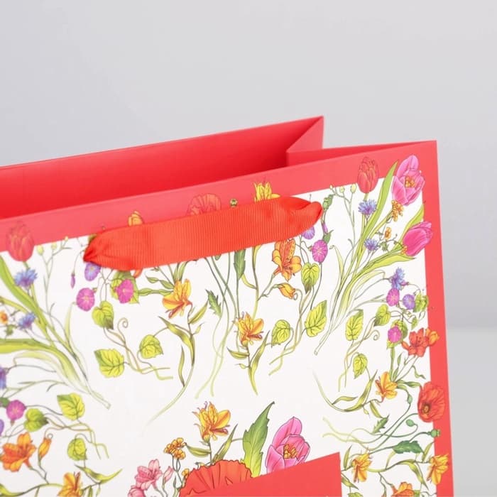 Пакет подарочный ламинированный, упаковка, «Любимому воспитателю», ML 27×23×11.5 см