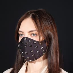 Маска декоративная «Заклёпки», тёмно-серая