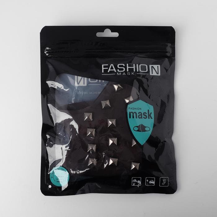 Маска декоративная «Заклёпки», тёмно-серая