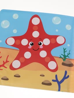 Книжка - игрушка для ванны Крошка Я «Рисуем пальчиками: морские животные», водная раскраска