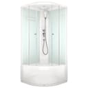 Душевая кабина DOMANI-Spa Delight 99, поддон 45 см, белые стенки, 90×90 см, прозрачная