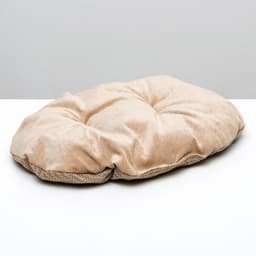 Лежанка для животных, 65×50×21 см, мебельная ткань, холлофайбер, цвет МИКС