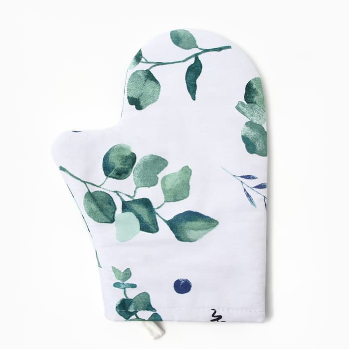Варежка - прихватка «Этель. Эвкалипт», 20×27 см, 100% хлопок, саржа 190 г/м²