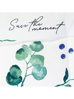 Подушка на стул «Этель. Эвкалипт», 42×42 см, белая