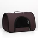 Сумка - переноска для животных, 46×28.5×30 см, 2 входа, коричневая