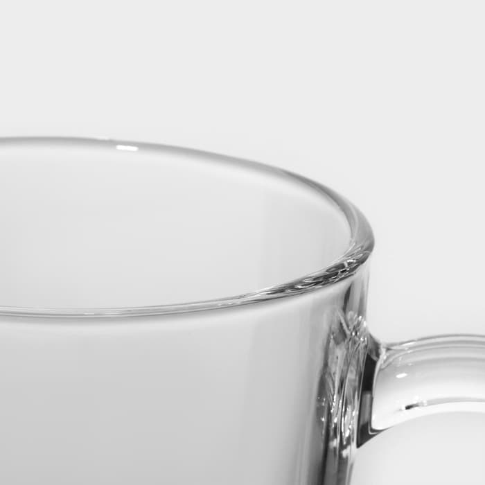 Кружка Paşabahçe Basic, 350 мл, стекло, прозрачная