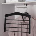 Плечики для юбок и брюк SAVANNA, многоуровневые, 4 перекладины, сорт А, 38.5×1.2×35.5 см, тёмное дерево, лотос