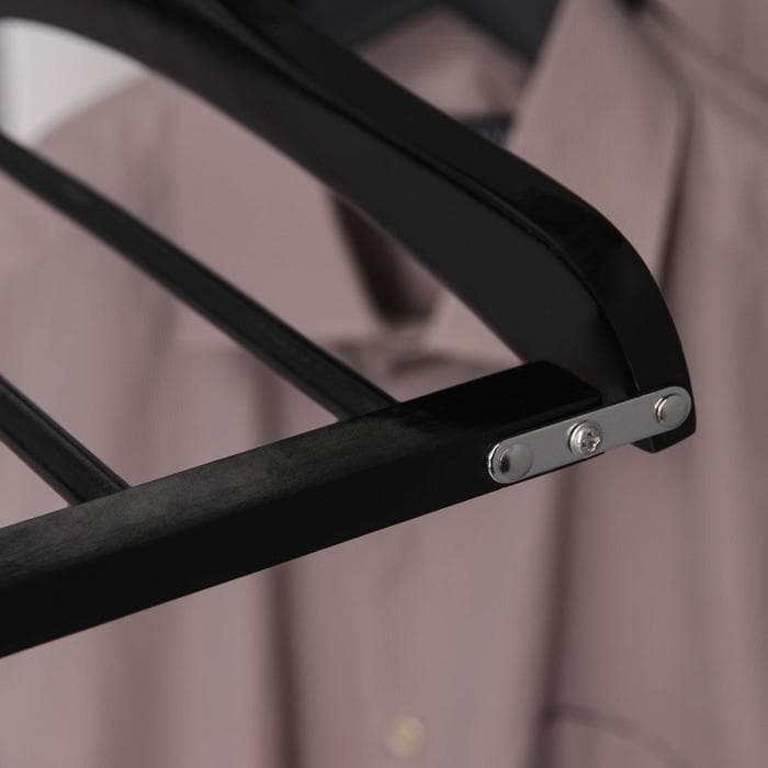 Плечики для юбок и брюк SAVANNA, многоуровневые, 4 перекладины, сорт А, 38.5×1.2×35.5 см, тёмное дерево, лотос