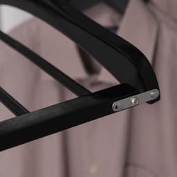 Плечики для юбок и брюк SAVANNA, многоуровневые, 4 перекладины, сорт А, 38.5×1.2×35.5 см, тёмное дерево, лотос