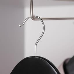 Плечики - вешалка для брюк и юбок SAVANNA, 44.5×1.2×24.5 см, с зажимами, широкие плечики, деревянная сорт А