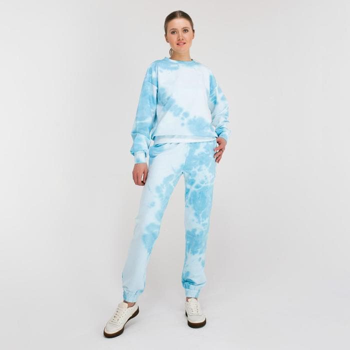 Брюки женские спортивные MINAKU: Casual Collection, голубые, размер 46