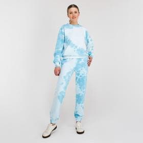 Брюки женские спортивные MINAKU: Casual Collection, голубые, размер 50