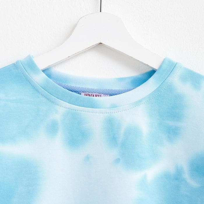 Свитшот женский MINAKU: Casual Collection цвет голубой, р-р 42