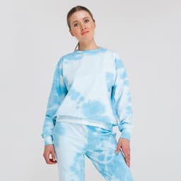 Свитшот женский MINAKU: Casual Collection цвет голубой, р-р 50