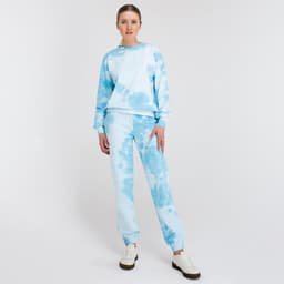 Свитшот женский MINAKU: Casual Collection цвет голубой, р-р 50