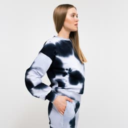 Свитшот женский MINAKU: Casual Collection цвет синий, р-р 42