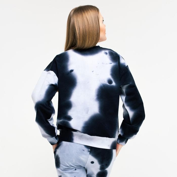 Свитшот женский MINAKU: Casual Collection цвет синий, р-р 42