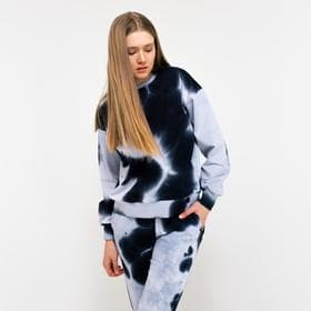 Свитшот женский MINAKU: Casual Collection, синий, размер 44