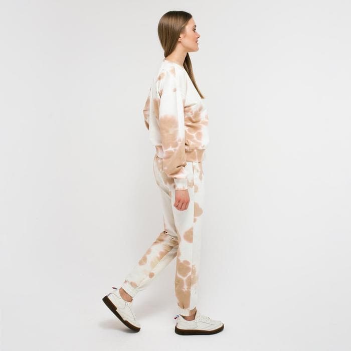 Брюки женские спортивные MINAKU: Casual Collection, бежевые, размер 42