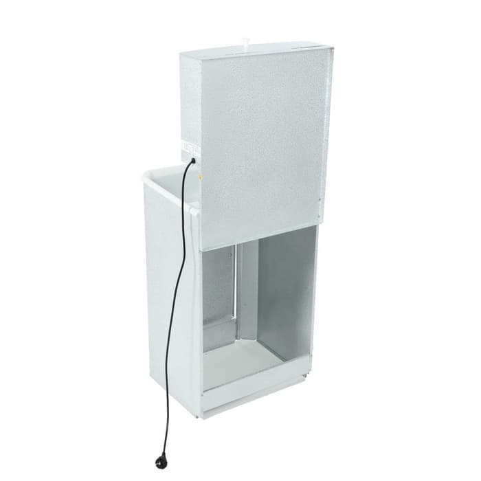 Умывальник «ТермМикс», с ЭВН, пластиковая мойка, 1250 Вт, 17 л, цвет белое серебро