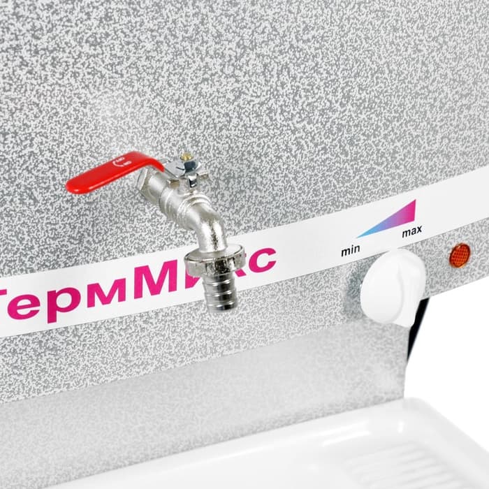 Умывальник «ТермМикс», с ЭВН, пластиковая мойка, 1250 Вт, 17 л, цвет белое серебро