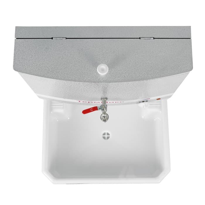 Умывальник «ТермМикс», с ЭВН, пластиковая мойка, 1250 Вт, 17 л, цвет белое серебро