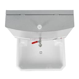 Умывальник «ТермМикс», с ЭВН, пластиковая мойка, 1250 Вт, 17 л, цвет белое серебро