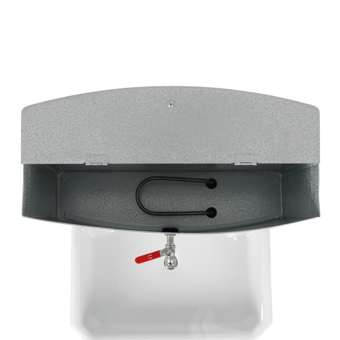 Умывальник «ТермМикс», с ЭВН, пластиковая мойка, 1250 Вт, 17 л, цвет белое серебро