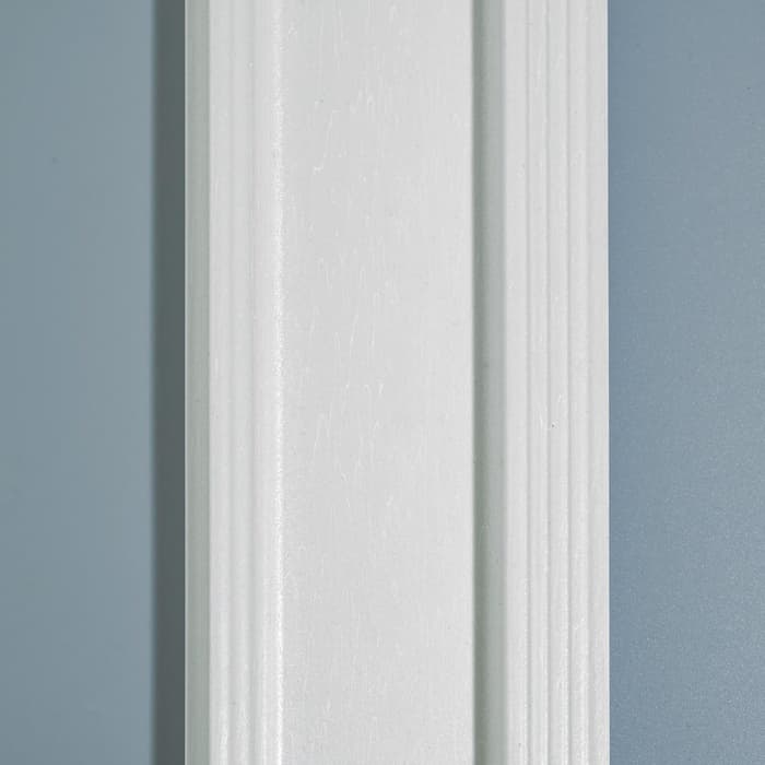 Плинтус пластиковый ударопрочный, 16×100×2000 мм, цвет белый