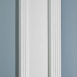 Плинтус пластиковый ударопрочный, 16×100×2000 мм, цвет белый