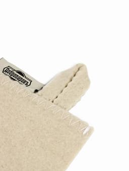 Набор для бани, шерсть 30%, полиэфир 70%, 3 предмета: шапка, рукавица, коврик, «Добропаровъ»