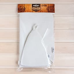 Набор для бани, шерсть 30%, полиэфир 70%, 3 предмета: шапка, рукавица, коврик, «Добропаровъ»