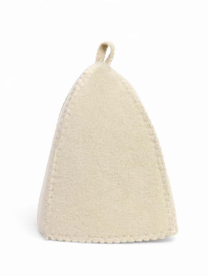 Набор для бани, шерсть 30%, полиэфир 70%, 3 предмета: шапка, рукавица, коврик, «Добропаровъ»