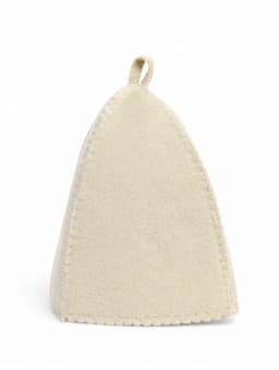 Набор для бани, шерсть 30%, полиэфир 70%, 3 предмета: шапка, рукавица, коврик, «Добропаровъ»